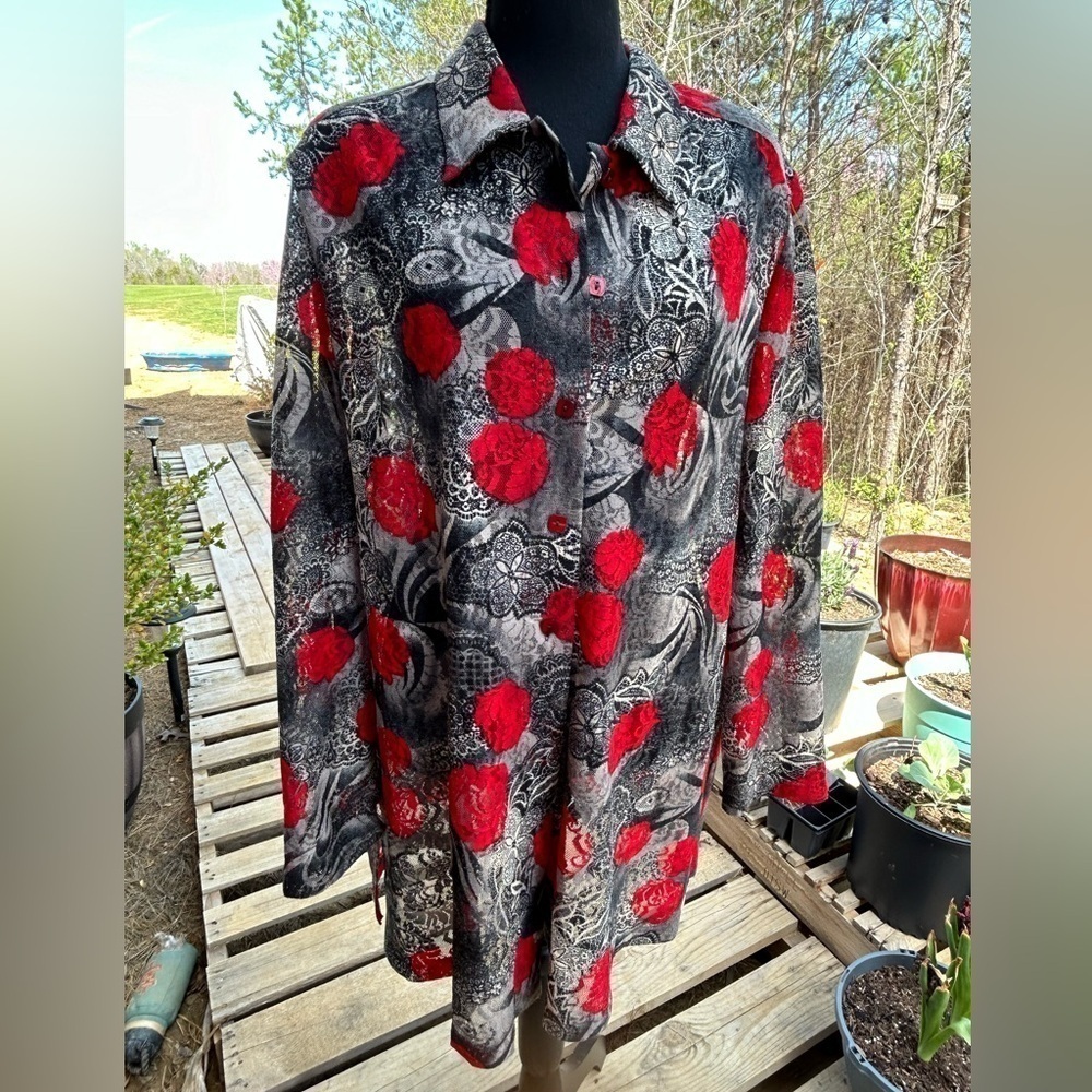 Chalou Top. Size 18. Long sleeve.